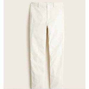J Crew $90 Ivory Tall Vintage Slim Straight Stretch Chino Pants Size T30 AB799